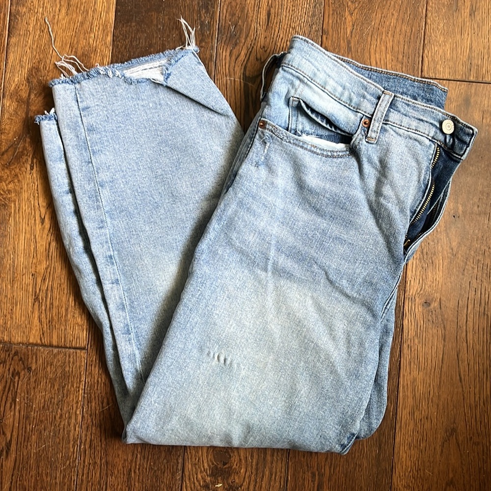 Old Navy Sky Hi Straight Extra High Rise 12 Petite Jeans